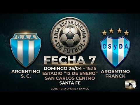 Argentino SCC  🆚  Argentino Franck | Primera División | Fecha 7 | LEF 2026