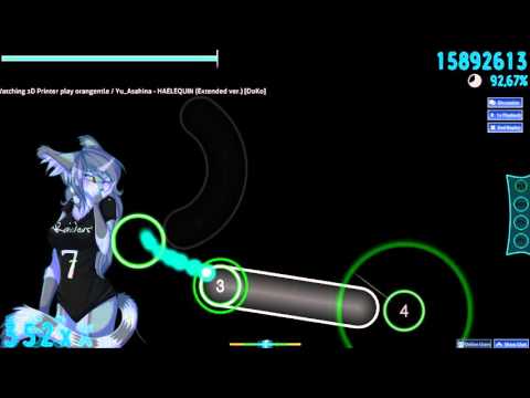 Osu! orangentle / Yu_Asahina - HAELEQUIN (Extended ver.) [DoKo]