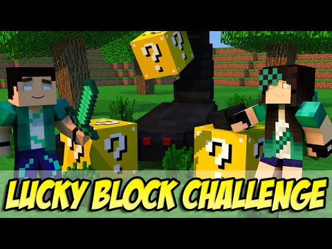 Minecraft com Namorada: EMPEROR SCORPION CHALLENGE GAMES - Lucky Block Mod - Mini-Game com MODS