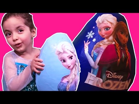 COMPILATION: OPENING GIANT SURPRISE EGGS - Elsa & Anna - Princesses In Real Life