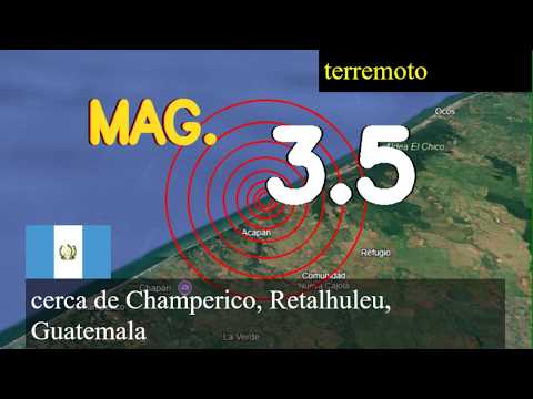 😱🚨  Terremoto cerca de Champerico, Retalhuleu, Guatemala actualizaciones en vivo hoy: Terremoto de m