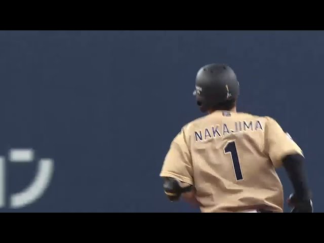 【7回裏】右方向へ「すごく伸びる」これがバファローズ・中島のホームラン!! 2015/6/14 Bs-T