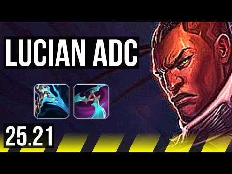LUCIAN & Rakan vs CAITLYN & Janna (ADC) | 8/1/2, Legendary | KR Grandmaster | 25.21