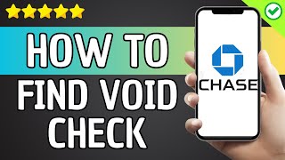 How To Find Void Check on Chase App