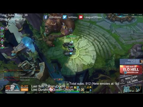 Gosu talking about suicide!! PART II - Trick2g Stream