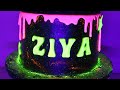 Glow in the dark cake
