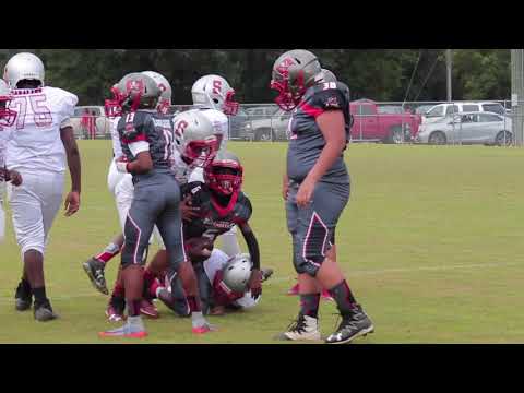 Bucs vs falcons 11 year old scrimmage game 2017