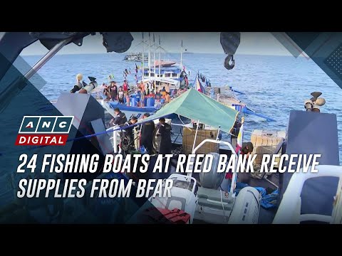 24 fishing boats at Reed Bank receive supplies from BFAR ANC