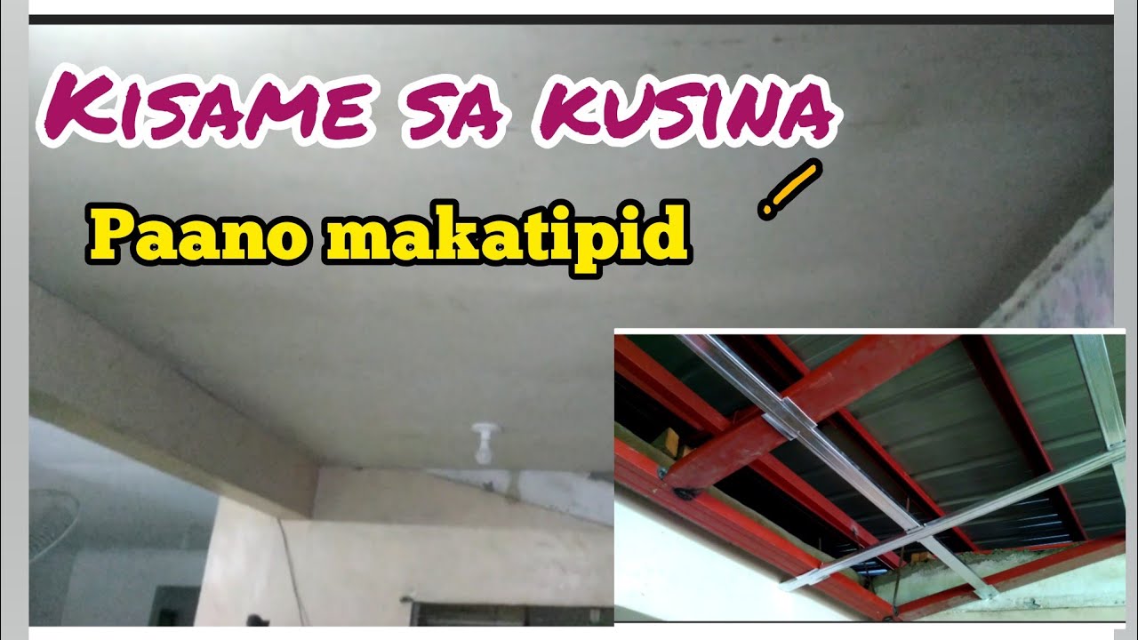 Putar video Paano magkabit ng kisame sa kusina budget type/how to install Kitchen ceiling using hardiflex sekarang Paano magkabit ng kisame sa kusina budget type/how to install Kitchen ceiling using hardiflex