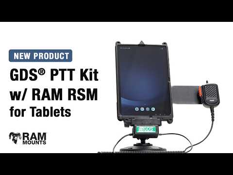 GDS® Uni Conn™ PTT Kit for Tablets with RAM® RSM