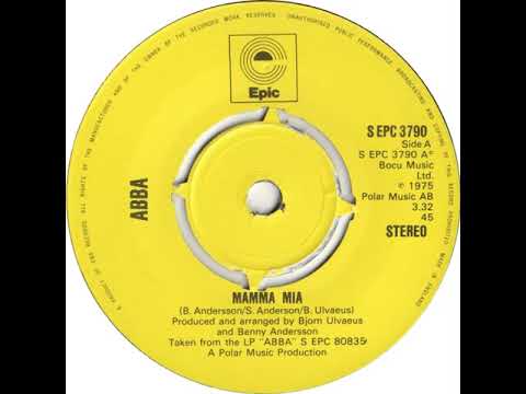UK New Entry 1975 (312) ABBA - Mamma Mia