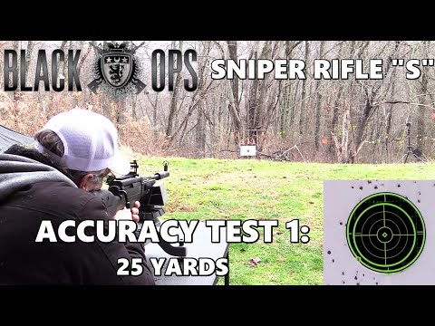 Black Ops Sniper Rifle S Accuracy Test 1