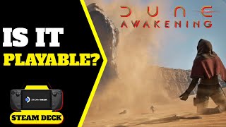 Dune Awakening Gameplay  on the Steam Deck - Is it Playable?