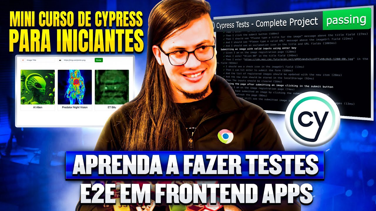 Cypress para Iniciantes - e2e tests em frontend apps