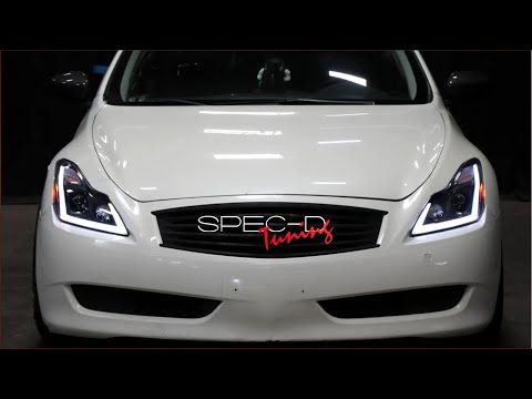 G37 Spec D headlights Install