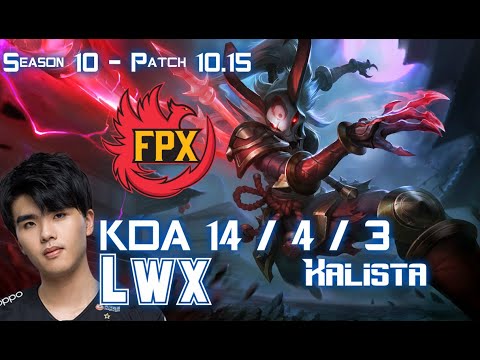 FPX LWX KALISTA vs SENNA ADC - Patch 10.15 KR Ranked