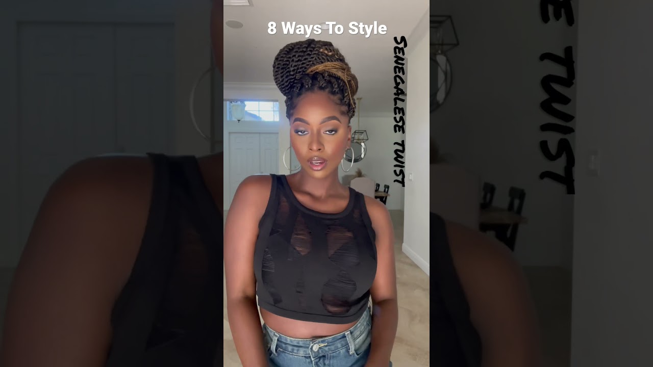 8 ways to style Senegalese twist #senegalesetwists #senegalese #jumbotwist