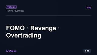 Discipline in the Heat: FOMO, Revenge & Overtrading