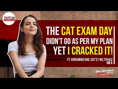 How I Cracked CAT And Made It To IIM Ahmedabad In My 2nd Attempt | Ft. Khushboo Rao, 99.73%iler