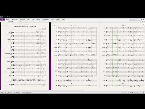 New World Symphony On Parade  Arr.by Nuttapol Sirisupamongkhon