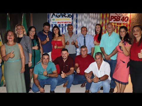 Baliza/GO - Ato de filiação partidária Pré candidato a prefeito Marcos da Verdura ( AGIR E PSB)