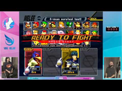 New Game+ XLV - JoyBoy (Falco) vs  Makari (Marth) SSBM WR2