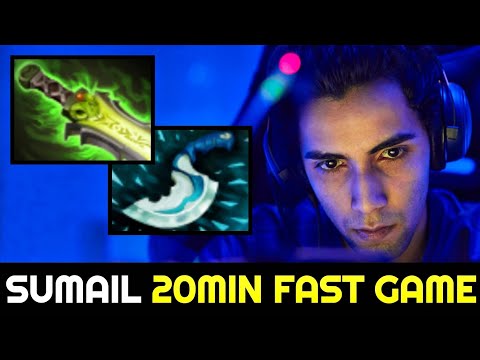 SUMAIL Blink Dagger Morphling — 20min GG Fast Game 7.28 Dota 2