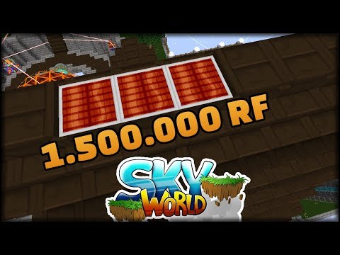 1.500.000 RF Solar Panels | Minecraft SkyWorld #58 | Draconic Evolution Solar Panels