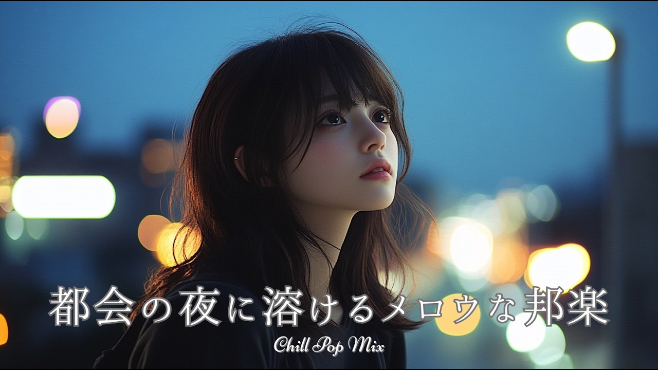 【邦楽 playlist】夜に聴きたい♪都会の夜に溶けるメロウなチルポップ｜チルポップ｜女性ボーカル｜チルタイム／リラックス／ストレス解消／作業用BGM