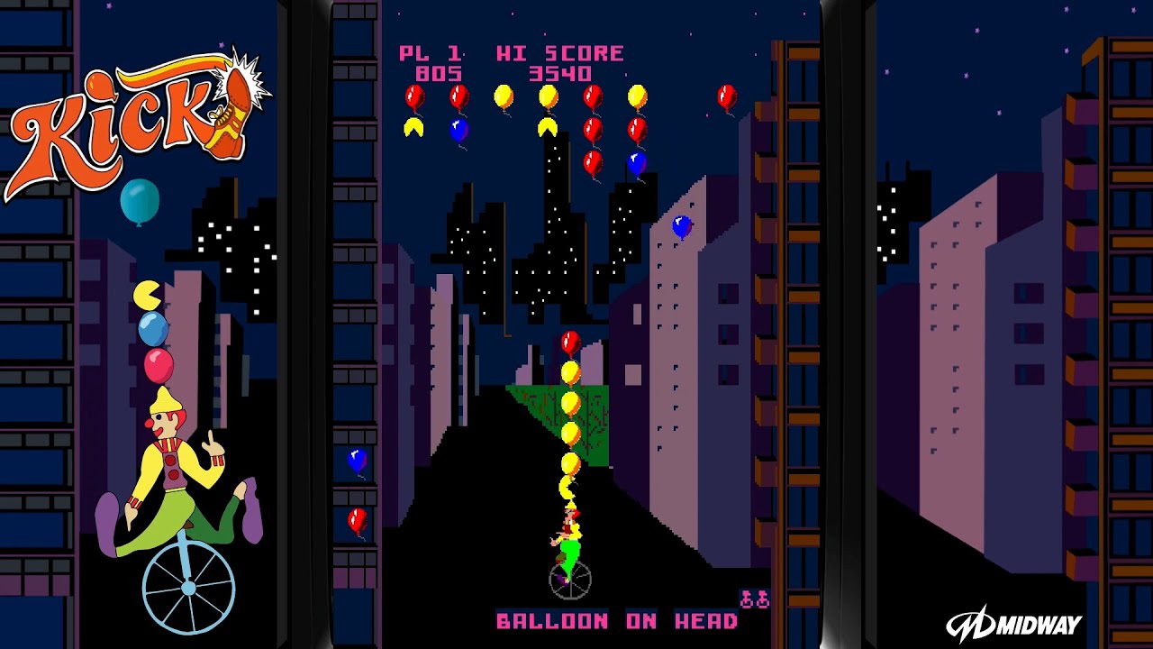 KickMan (1981, Midway) Arcade QuickPlay