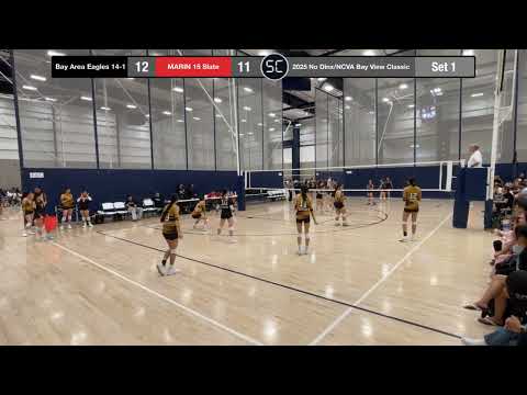 BAE 14U Oliver vs MARIN 15 Slate @ @the Grounds 5/24/25 2025 No Dinx/NCVA Bay View Classic