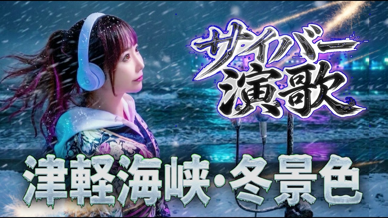 【サイバー演歌】津軽海峡・冬景色 / 石川さゆり 【English Subtitles】Cover by ひろみちゃんねる