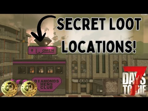 Secret Loot Locations In 7 Days To Die: Hidden Stashes With Dukes, Ammo, And More!