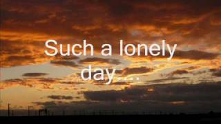 Cover art for lonely Day