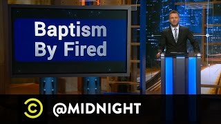 Al Madrigal, Ed Helms and Rob Riggle - Baptism by Fired - @midnight with Chris Hardwick