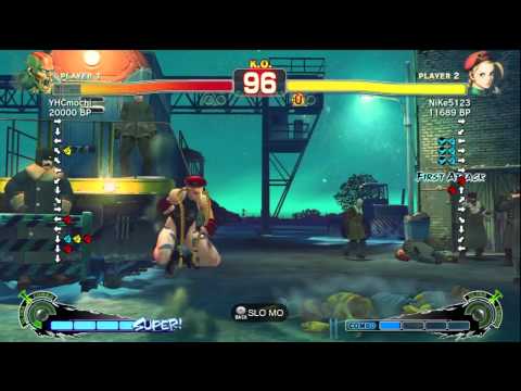 YHCmochi [Dhalsim] vs NiKe5123 [Cammy] SSF4 Japanese Online Ranked Matches - TRUE HIGH-DEF