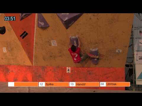 3.kolo Rock Point český pohár v boulderingu 2015 - Finále muži - Praha
