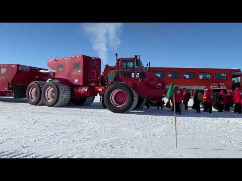 Landing on a C17 Plane in Antarctica and Traveling to McMurdo Research Station