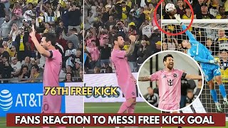 Download lagu Crazy Reaction To Messi Amazing Freekick Goal vs columbus crew mp3