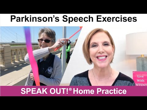 Parkinson’s Speech Exercises: LIVING AND VOLUNTEERING WITH INTENT