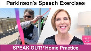 Parkinson’s Speech Exercises: LIVING AND VOLUNTEERING WITH INTENT