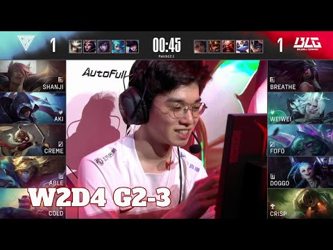 OMG vs BLG - Game 3 | Week 2 Day 4 LPL Spring 2022 | Rare Atom vs Victory Five G3