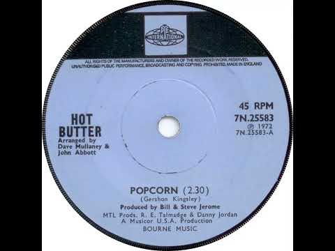 UK New Entry 1972 (141) Hot Butter - Popcorn