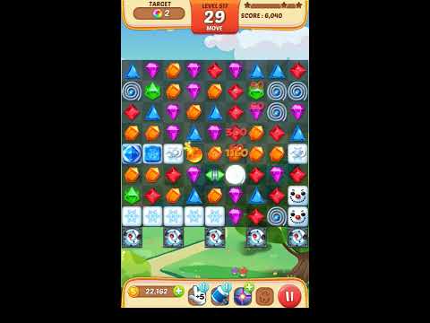 Jewel Match King Level 517 - Walkthrough ( No Booster )