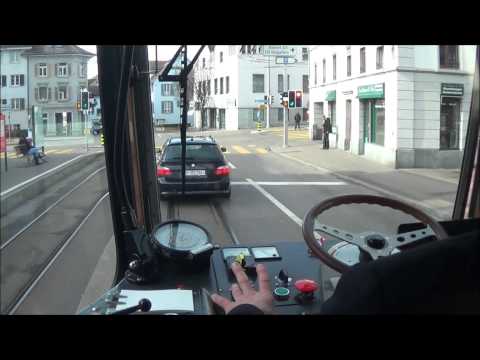 VBZ ZÜRICH TRAM Line 13: Escher-Wyss Platz - Frankental