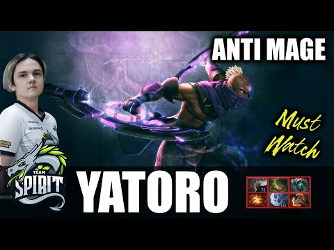 Yatoro - Anti-Mage - 7.28 - 10000 MMR - Must Watch - Dota 2 Pro Games - Full Gameplay