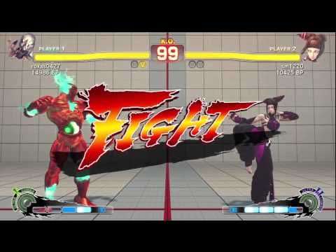 SSF4: roxas (Seth) VS sm1220 (Juri)