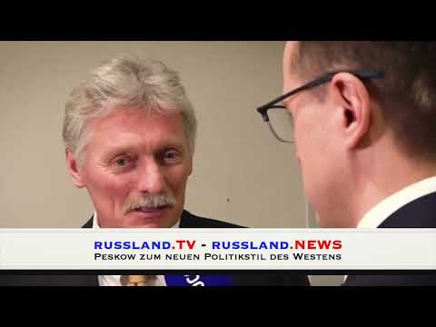 Peskow zum neuen Politikstil des Westens