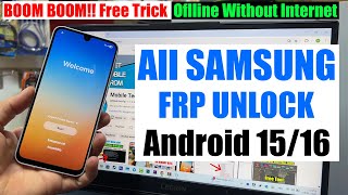 All Samsung FRP Bypass 2026 Android 15/16 | Remove Google Account, New FRP Tool 2026
