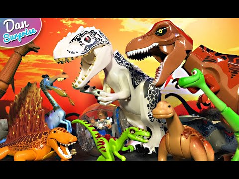 10 Incredible Playmobil, Lego, Takar Tomy Dinosaur Toys!